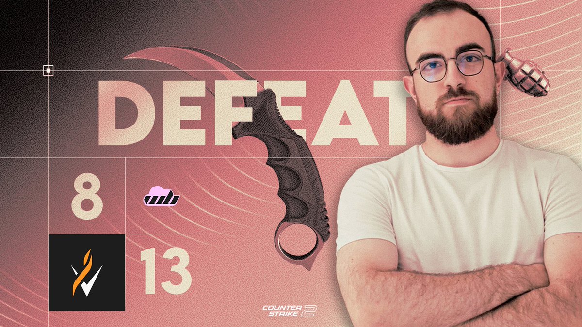 WanderBlaze (@wanderblaze) on Twitter photo || RESULTS ||
Malheureusement on s'incline 8 à 13 face à <a href="/InfernalVoid_IV/">Infernal Void</a>, GGWP à eux !
<a href="/Satan35CSGO/">Dylan 'Satan' Menager</a> finit Team MVP et même Match MVP de cette rencontre, il n'a pas démérité !
Félicitations à l'ensemble de nos joueurs et on se retrouve bientôt !
🔜19.08 à 21h || RESULTS ||
Malheureusement on s'incline 8 à 13 face à <a href="/InfernalVoid_IV/">Infernal Void</a>, GGWP à eux !
<a href="/Satan35CSGO/">Dylan 'Satan' Menager</a> finit Team MVP et même Match MVP de cette rencontre, il n'a pas démérité !
Félicitations à l'ensemble de nos joueurs et on se retrouve bientôt !
🔜19.08 à 21h