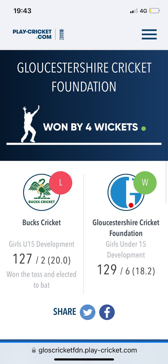 GlosCricketFdn Performance (@gcfperformance) on Twitter photo Two great games of ๐ for our U15s Dev today against <a href="/BucksCricket/">Bucks Cricket</a>
Great to be able to arrange the fixture at short notice, losing our earlier game to โ๏ธ back in May
Huge thanks to <a href="/ChearsleyCC/">Chearsley CC</a> for hosting the day. Two great games of ๐ for our U15s Dev today against <a href="/BucksCricket/">Bucks Cricket</a>
Great to be able to arrange the fixture at short notice, losing our earlier game to โ๏ธ back in May
Huge thanks to <a href="/ChearsleyCC/">Chearsley CC</a> for hosting the day.