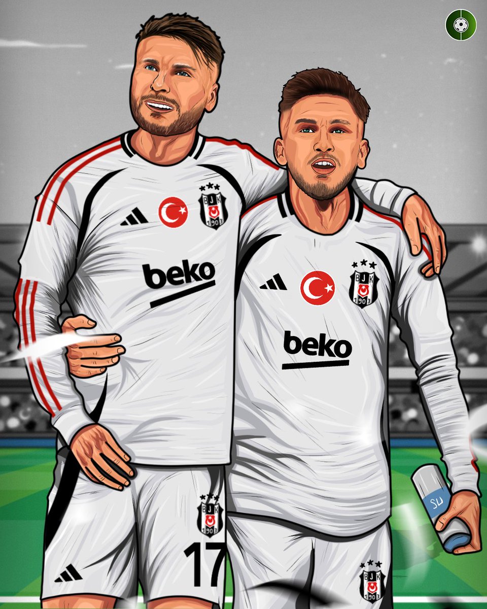 futbolarena's tweet photo. Semih Kılıçsoy: 2 maç, 2 asist. 
Immobile: 2 maç, 2 gol. 

🦅🦅 https://t.co/uOL37sYODF