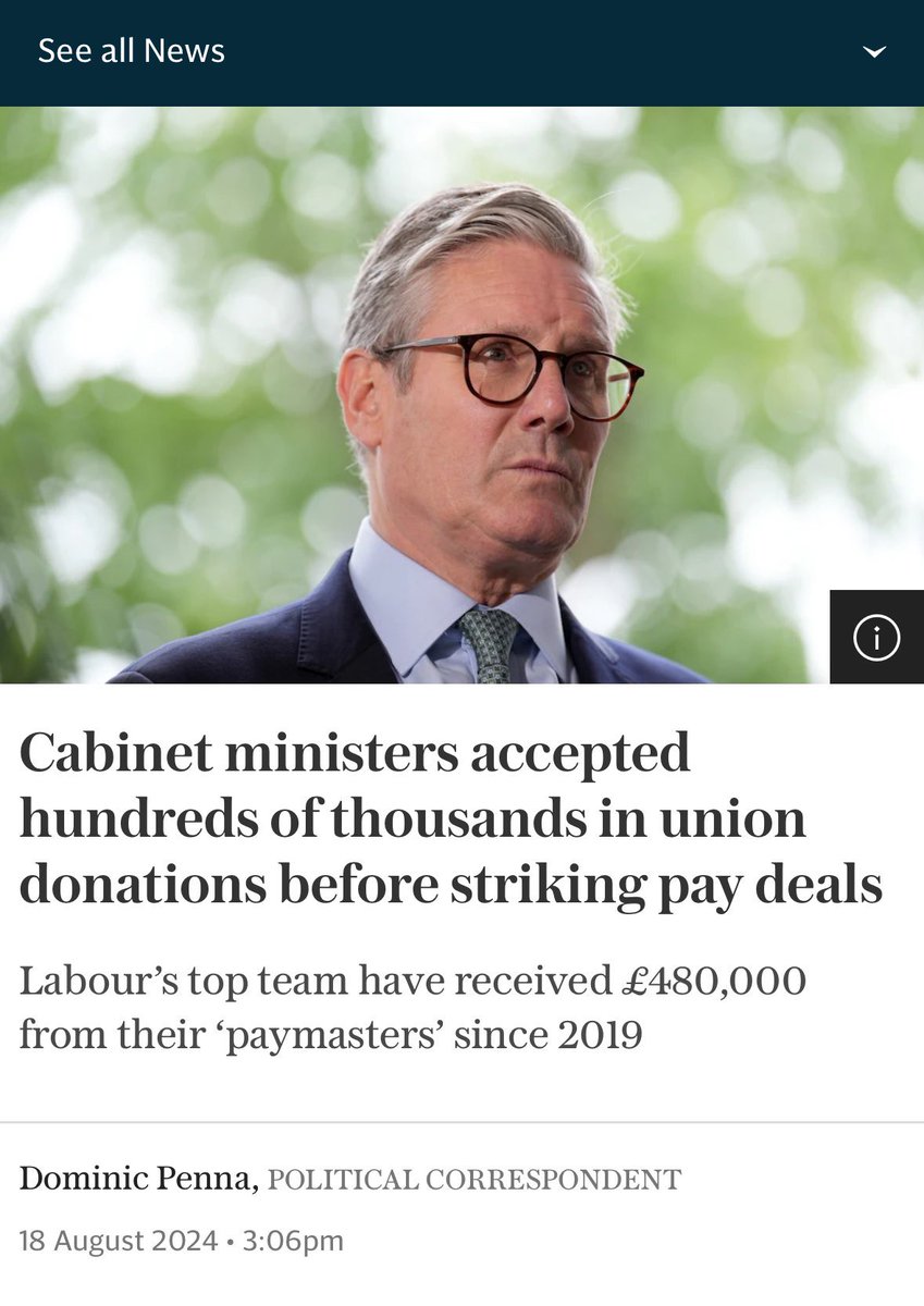 TiceRichard's tweet photo. Thought Labour said would clean up politics and be full of integrity? 

Still in pocket of unions ….. https://t.co/IKpVZqkp6a