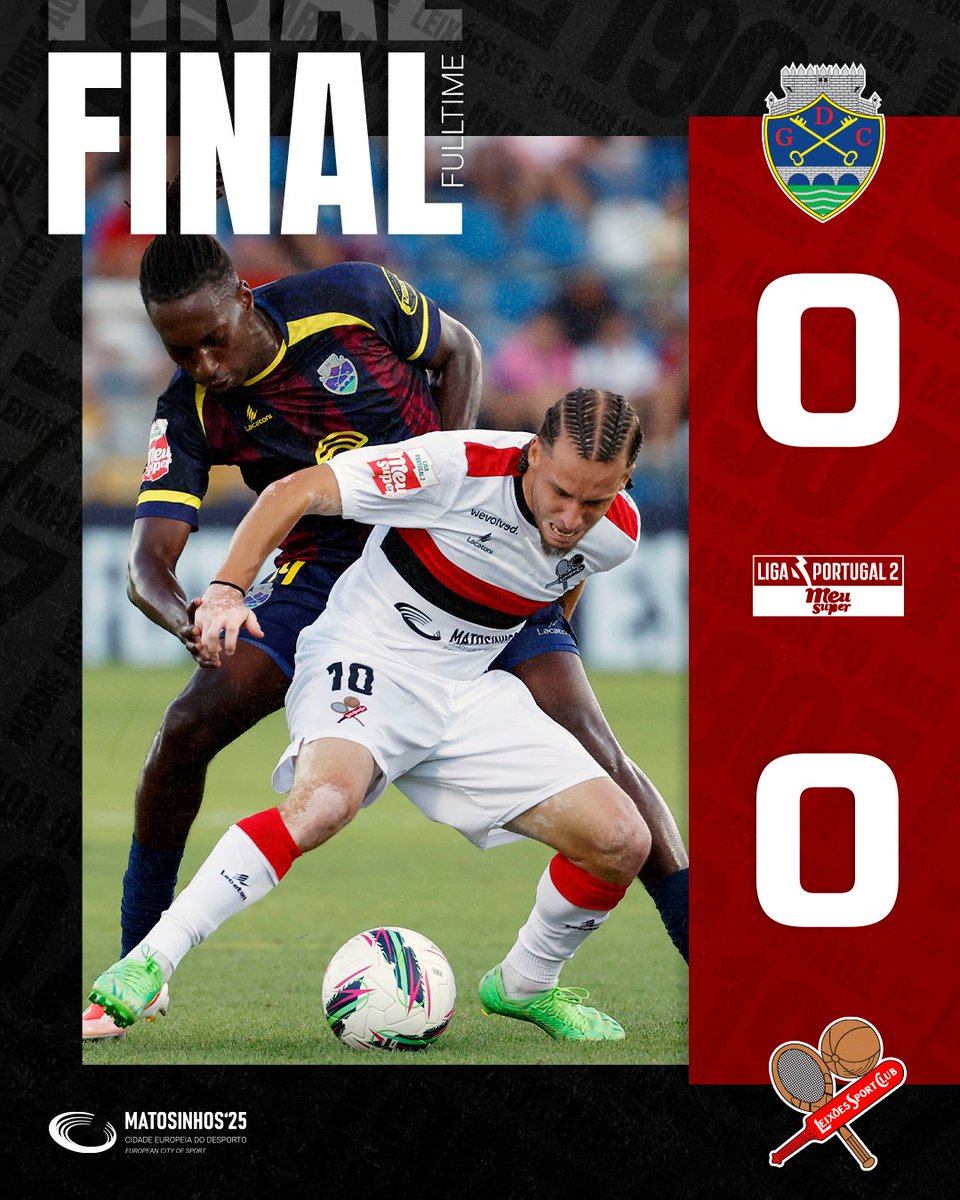 leixoessad's tweet photo. ⏱ Final do Jogo! Fulltime! [0-0]

➡️ Pontos divididos em Chaves

#ArmadaDoMar #GDCLSC #LigaPortugal2MeuSuper https://t.co/rVKXL0jfhb