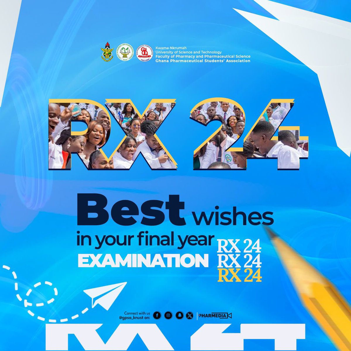 gpsa_knust's tweet photo. Congratulations on reaching the final stretch in FPPS!π
Your hard work and determination will carry you through to success.
Youβve got this! πͺ
All the best, Rx24β¨π
#AllShallPass https://t.co/Rjb5d6NkHz