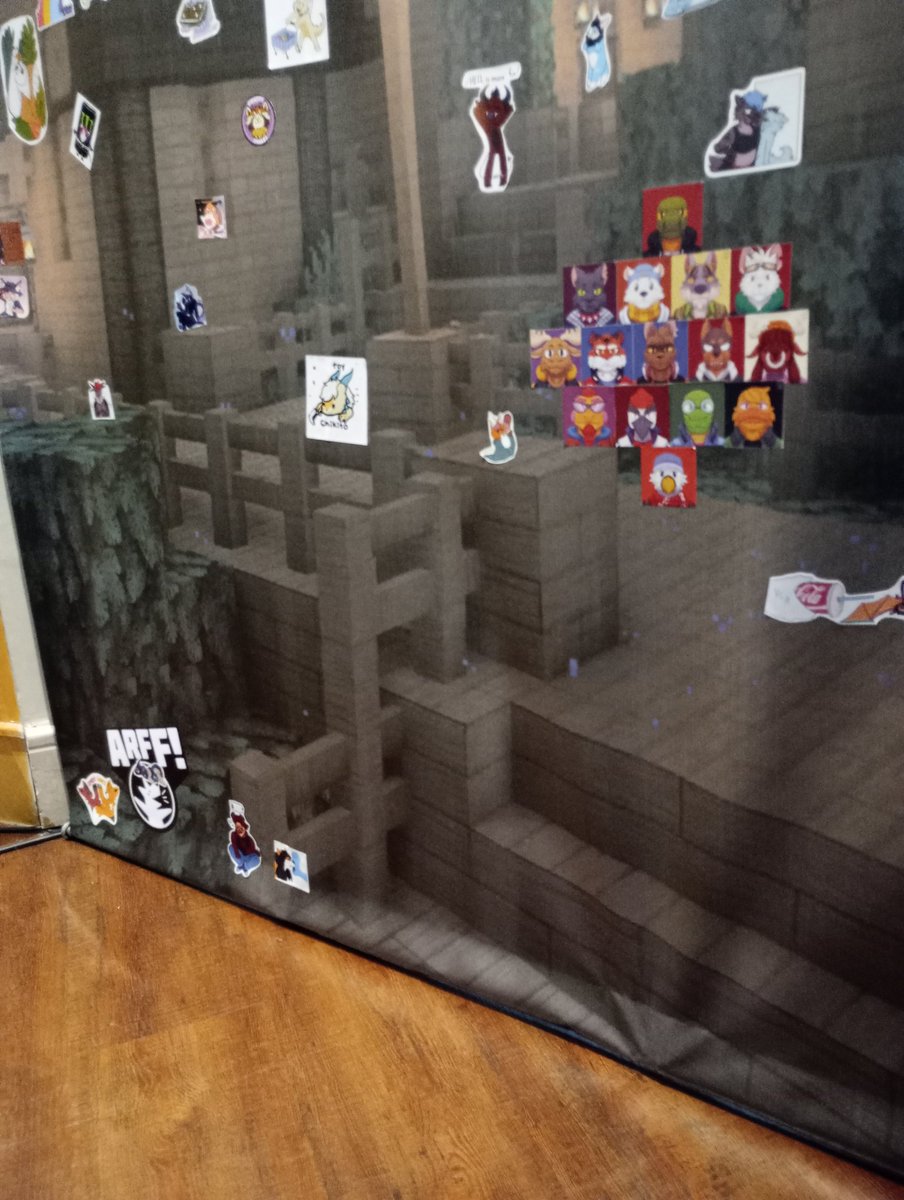 SkullArt96's tweet photo. Crossover part 2 between @FurFiesta and @FVFgame
I put more stickers in the main banner of the Argentina Fur Fiesta :3
#FVFgame #ArFF #ArFF2024 https://t.co/x6Cp8iNyi9