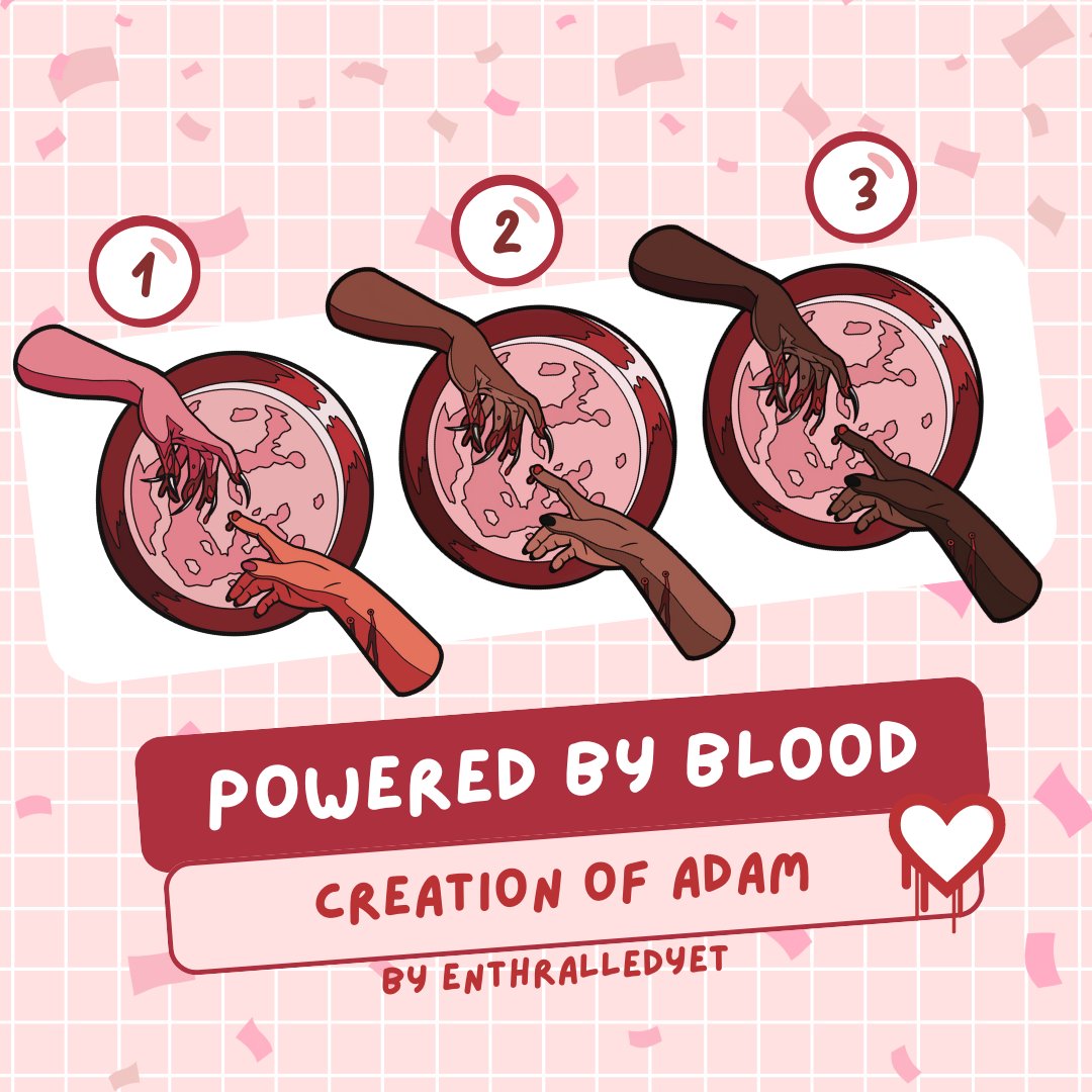enthralledyet's tweet photo. Hello again, #vamily! For the Powered By Blood pledgers interested in this pin design, I've attached a poll in the comments - please let me know which design variant you'd be interested in!🩸

If there's enough interest, I can get these variants made!

#vtm #vampire #enamelpins https://t.co/o7IzCFyYmd