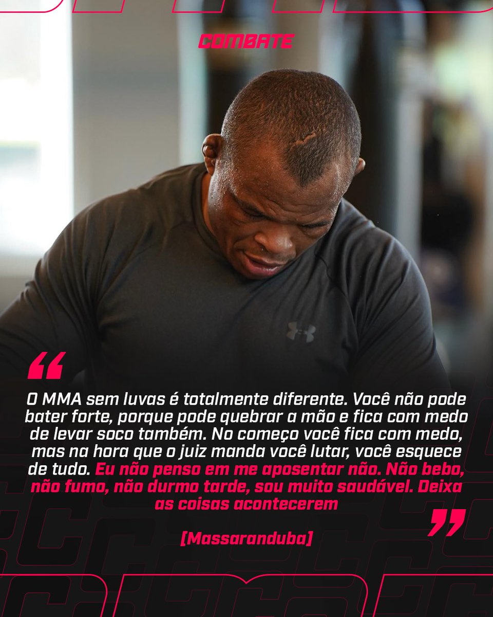 combate's tweet photo. Nasceu pra bater em outro homem, não tem jeito!
Quem mais tá com saudade de ver o nosso Massara lutar?
*Contém texto alternativo
#Combate #Massaranduba https://t.co/x863La5pQX