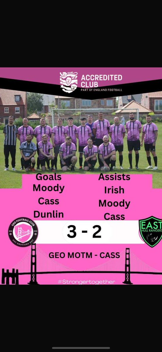 Fc4Heroes's tweet photo. Today's report, Geo FC v East Hull Rangers.
Thanks to East Hull for today and to our sponsors who make it all possible👏🏻there's still players to sponsor, so get in touch if interested!
#GeoFC #GetEmotionsOut #Hull4Heroes #hullfootball
Sponsors:
@BartonTownOB & Glenn Wilson https://t.co/o2hRkZYeIG
