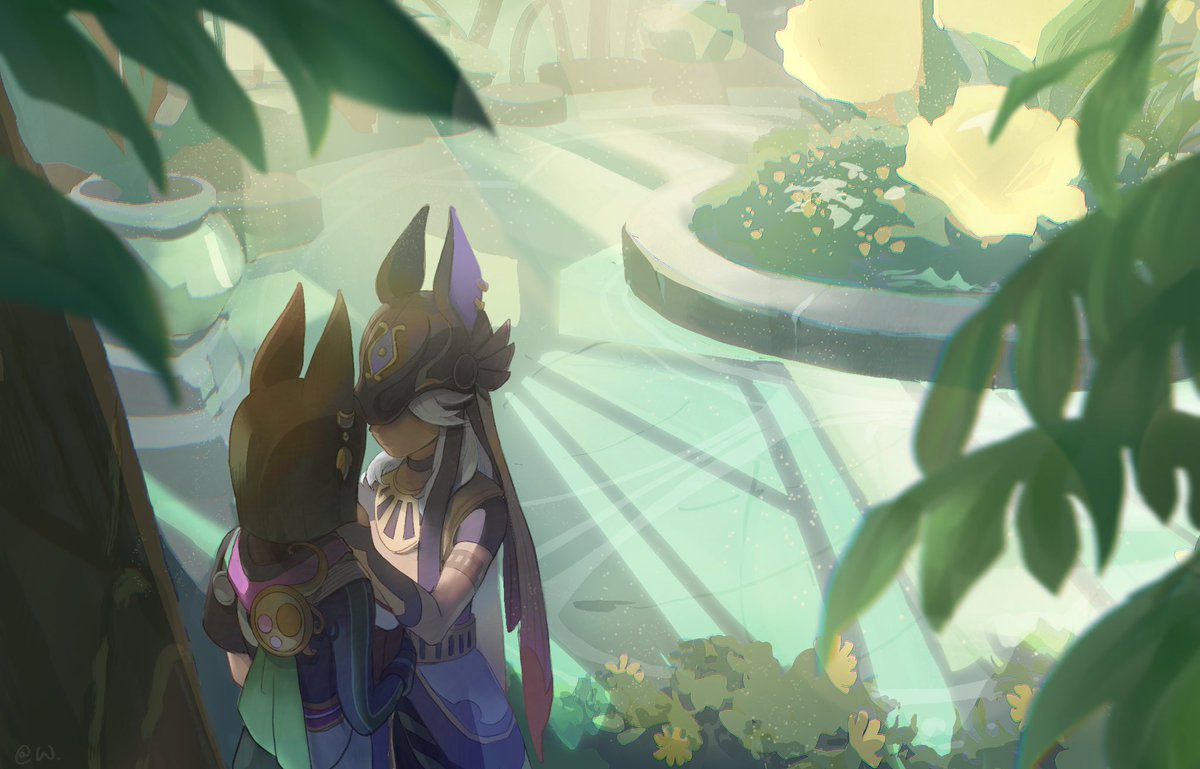 fluffykiwi21's tweet photo. “It was perhaps due to this pure impression that the General Mahamatra, known for distancing himself from scholarship and scholars alike, would let down his guard and become friends with Tighnari in the days to come.”
🌿⚖️

#cyno #tighnari #cynari #Genshinlmpact https://t.co/KwBVyxjOPU
