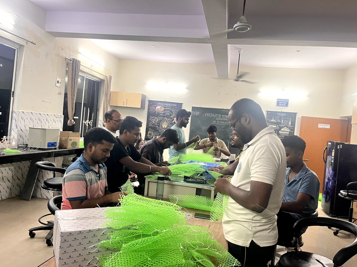 cofsgumla's tweet photo. A 2-day on-campus training on *"Freshwater Pearl Culture for Entrepreneurship Development"* was held on 17th-18th August 2024. https://t.co/3yS7xx3t7v