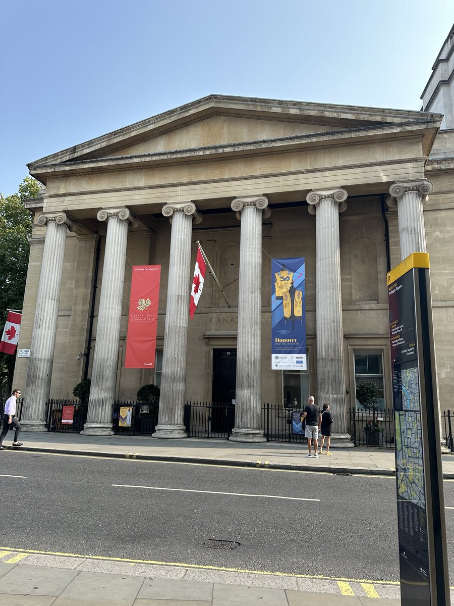 KennethJull's tweet image. Canada House in London is quite prominent