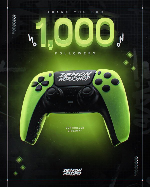 DemonWorkshop (@demonworkshop) on Twitter photo 🚨 Controller Giveaway 🚨
Lets keep the train rolling 😈
Rules
-Must be following <a href="/DemonWorkshop/">DemonWorkshop</a>
-Must like, repost, and tag one friend in the comments
The friend you tag I’ll hook up with a 25% one time use code if you win 🔥
Winner will be selected next Sunday 8/25
Thanks 🚨 Controller Giveaway 🚨
Lets keep the train rolling 😈
Rules
-Must be following <a href="/DemonWorkshop/">DemonWorkshop</a>
-Must like, repost, and tag one friend in the comments
The friend you tag I’ll hook up with a 25% one time use code if you win 🔥
Winner will be selected next Sunday 8/25
Thanks
