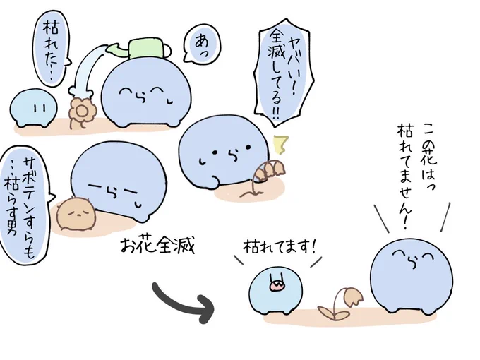 #い・らくすと 枯れた花🍂
