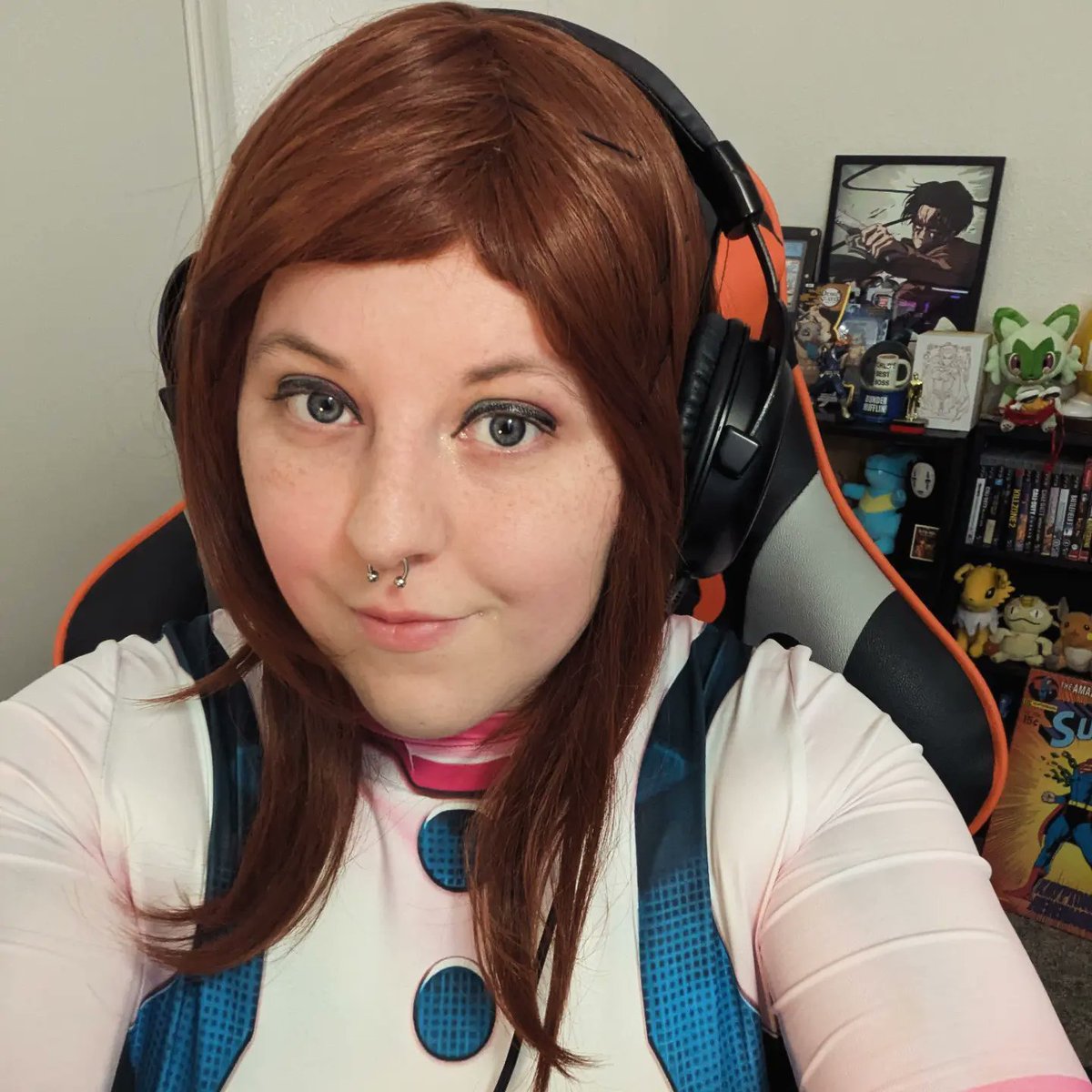 blueshreddo's tweet photo. Haven't cosplayed on stream in a hot min so in like the next ten mins, I'll be cosplaying as Uraraka! 
-Turn on those notifications so, you know when I'm live! (: 

#twitchaffiliate #blueshreddo #smallstreamer #urarakacosplay #animalcrossingnewhorizons 

https://t.co/nWtOCz5ISf https://t.co/GSCvxau9gh