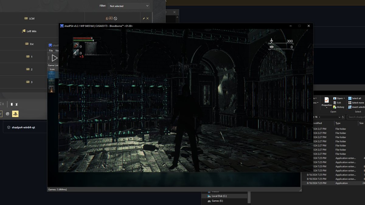 fromsoftserve's tweet image. I AM PLAYING BLOODBORNE ON PC. THIS IS NOT A DRILL. (okay so the graphics are kinda wonky and it's running at like 10fps and is hard to look at, BUT I'M WALKING AROUND IN GAME YALL)