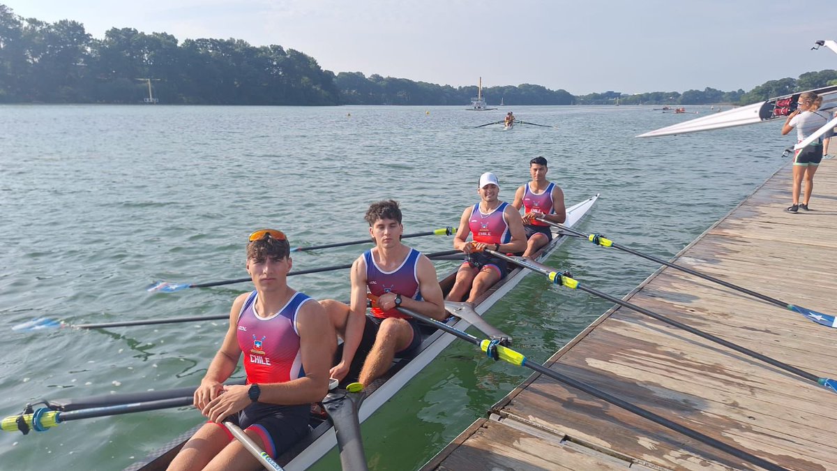 ¡MUY BUENOOOS! 😎🤩🥳

Los remeros Bastián López, Brahim Alvayay, Andoni Habash y Nahuel Reyes (cuádruple masculino sub-23) avanzaron a las semifinales 🔥 del Mundial de St. Catharines 🇨🇦, luego de ser terceros (05:46,97) en su heat.

Los nacionales quedaron muy cerca de Francia
