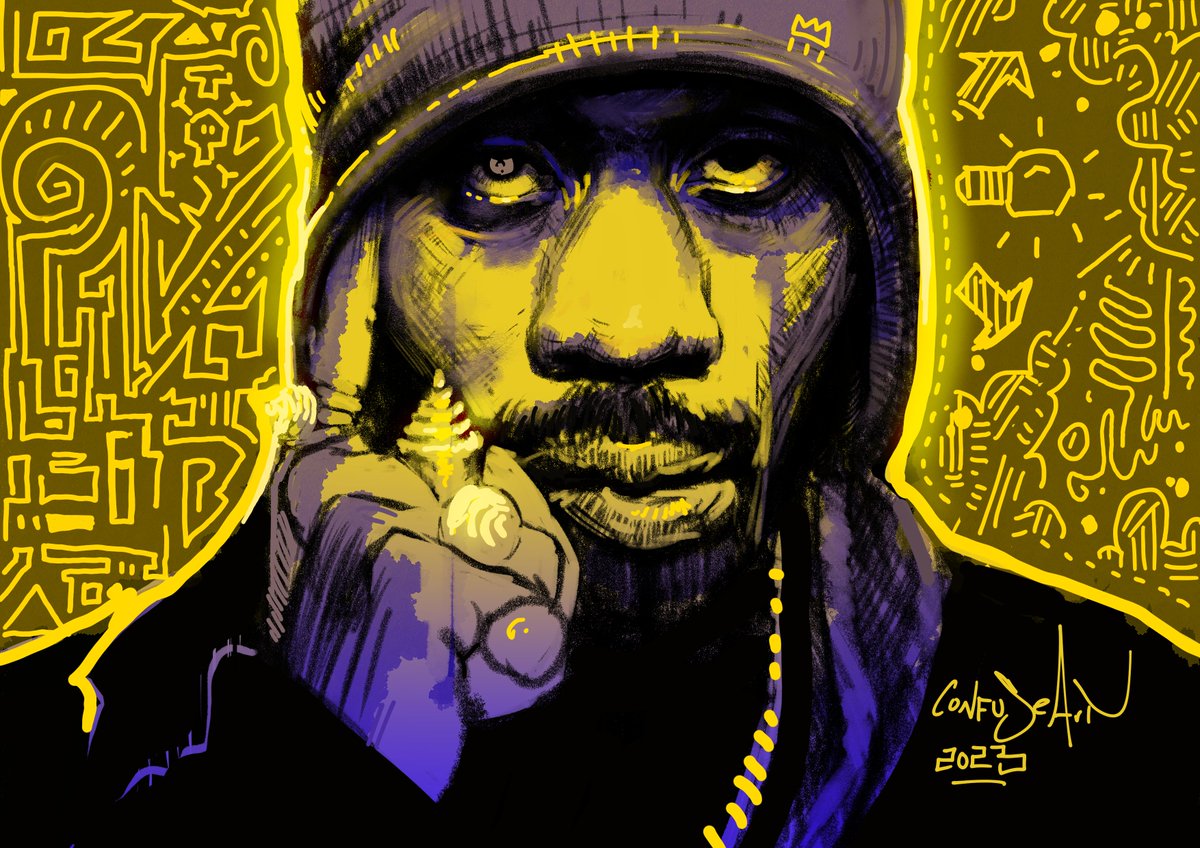RZA Portrait 
Confuse  Art 2023