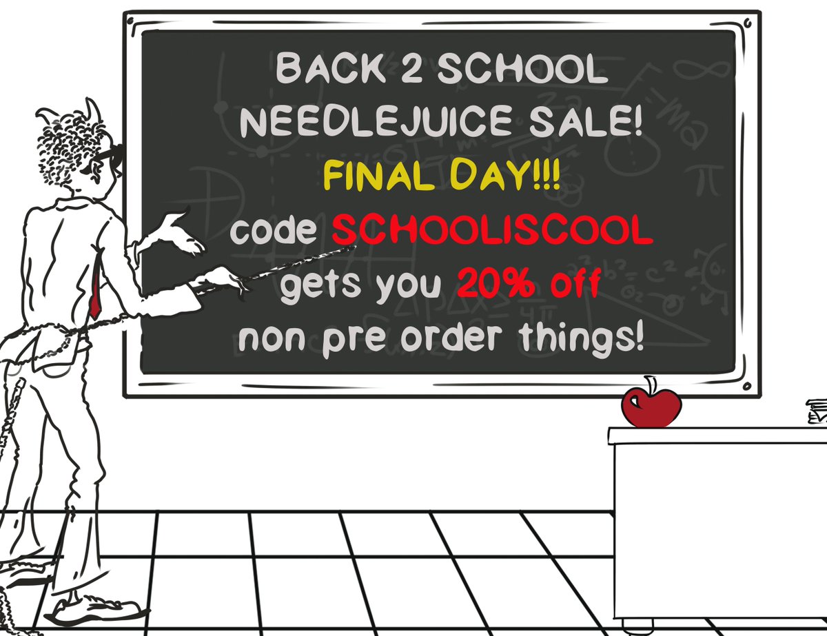 Today is the LAST DAY to use the SCHOOLISCOOL back-to-school code for 20% off! Treat yourself!