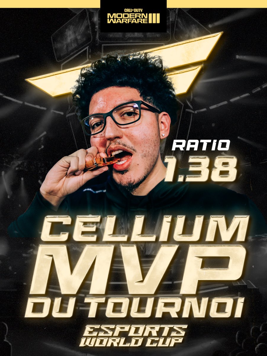 JumpShotFrance's tweet image. 👑 @Cellium est élu MVP du tournoi
🪄 1.38 de ratio au global 

#EWC2024 | #EsportsWorldCup  | #FaZeUp