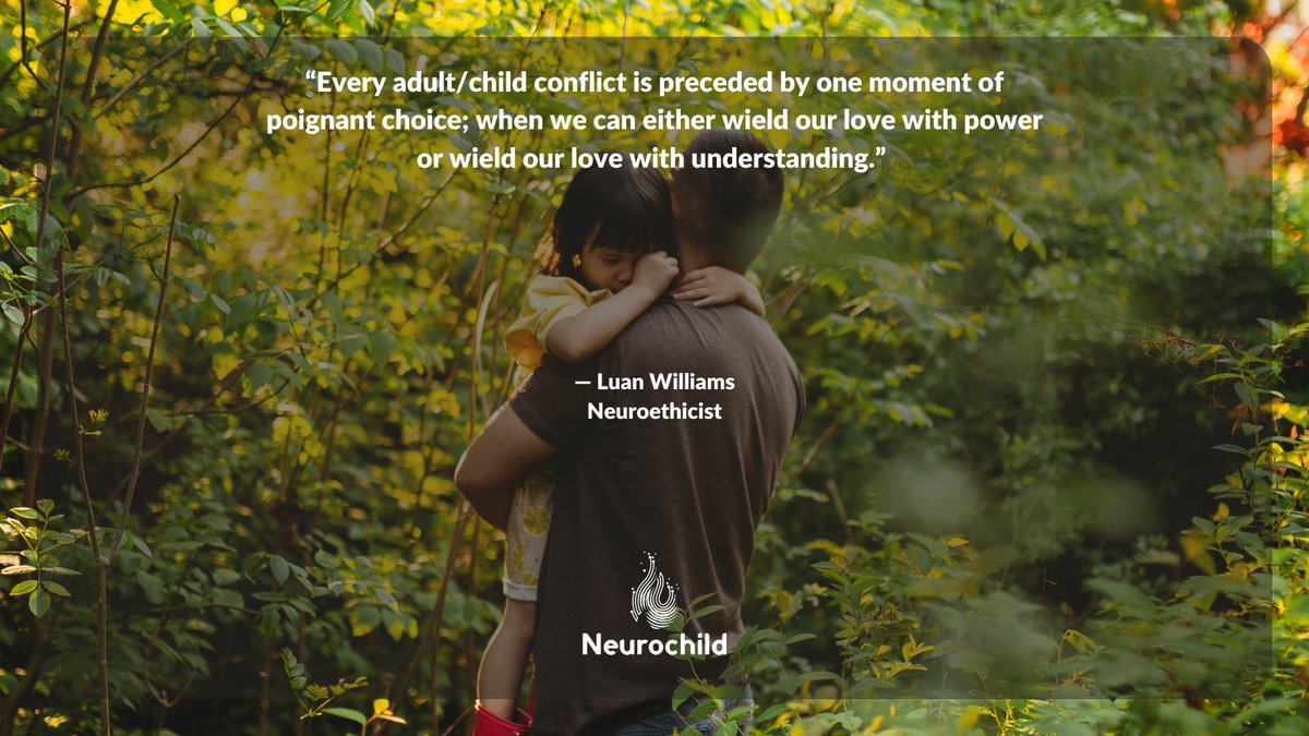 The intensity of many knee-jerk adult responses can create even stronger #stress responses in the developing brains of our children.

#neurochild #neuro #child #biologicallife #empathy #frameworks #sensory #socialconnection #logic