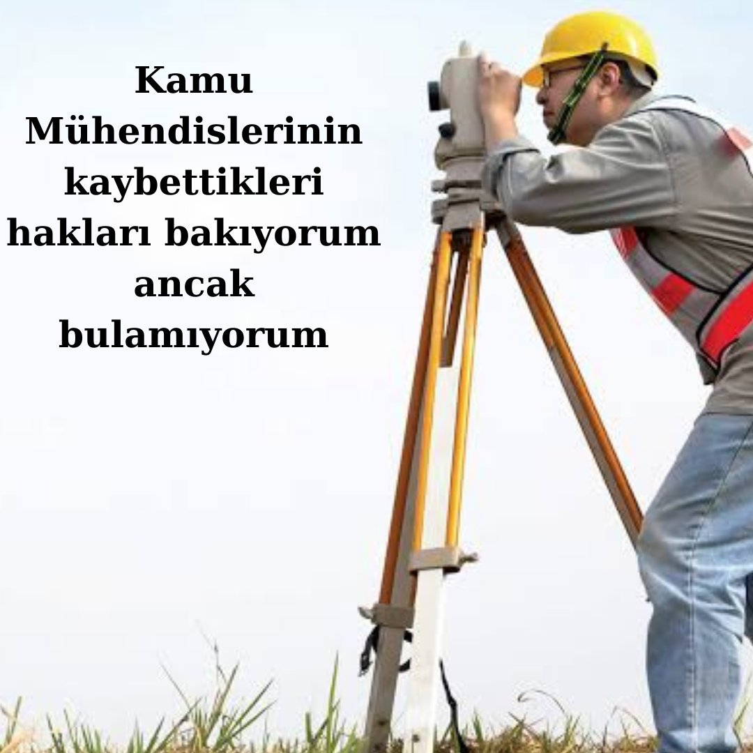 Kamu Mühendisleri mühendis gibi yaşamak istiyor #MuhendisineSahipCık