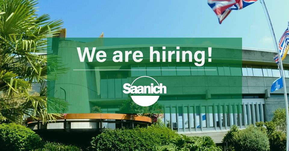 Join one of BC’s Top Employers and launch a new career this year!

Visit saanich.ca/careers for job postings with:

🏊 Parks, Recreation and Community Services
👷‍♀️ Engineering and Public Works
🖱️ Information Technology