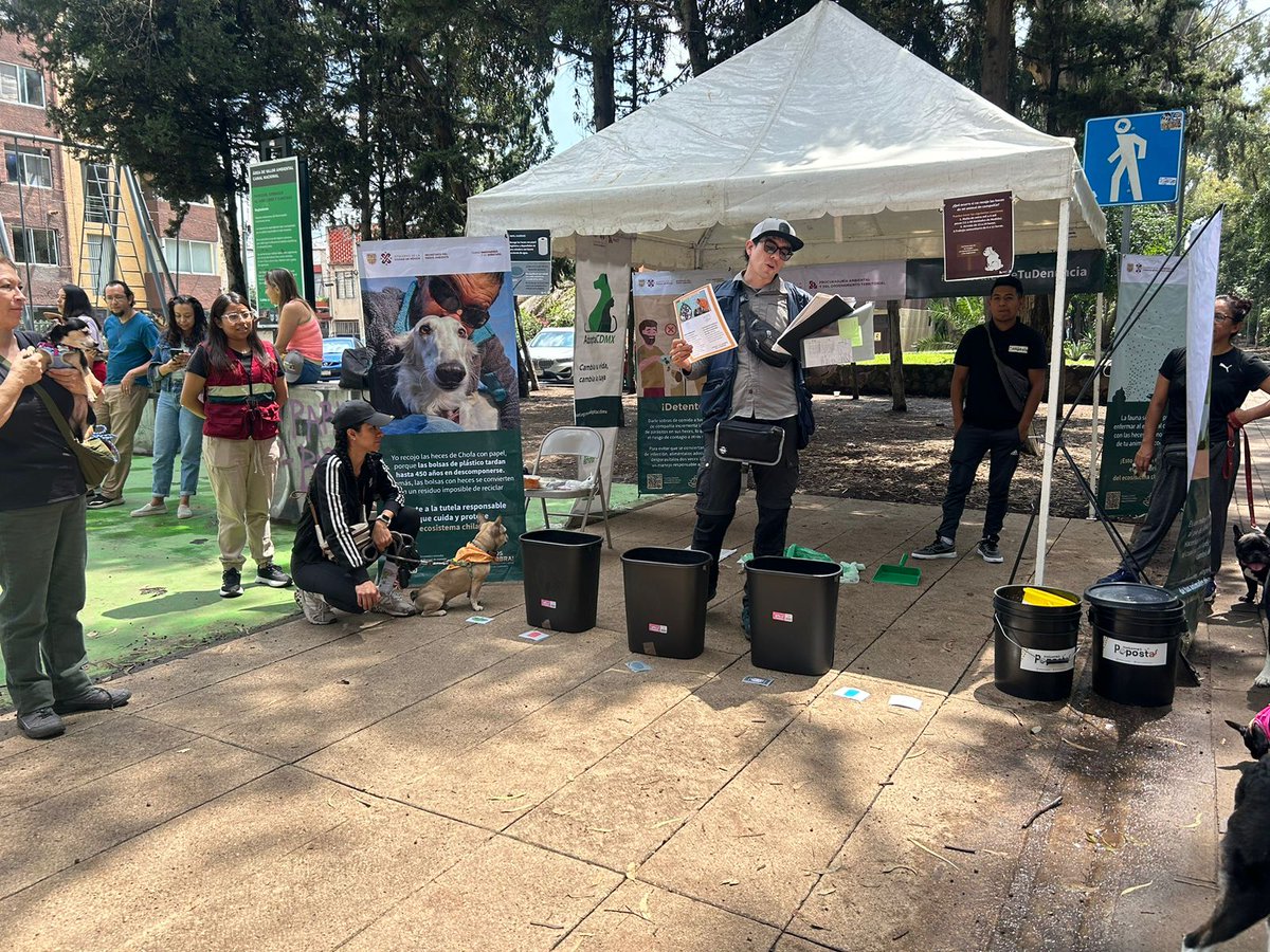 PAOTmx's tweet photo. Nos encontramos en la #Caninata en Canal Nacional organizada por @SEDEMA_CDMX 🐶
A través de actividades lúdicas compartimos las opciones para hacer un adecuado manejo de heces 💩 de #animalesdecompañía🐕🐈⬛ y ser personas tutoras responsables
@AgatanCdmx
@elconsejomx https://t.co/9YdvNEAORw