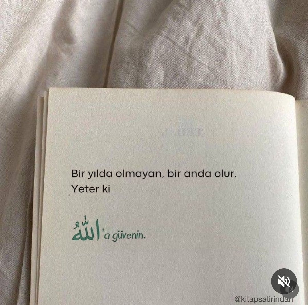 "Allaha güven."