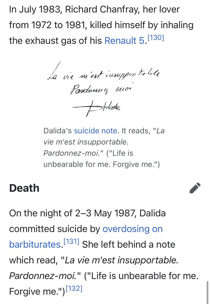 cyjiong's tweet photo. Dalida seems to have had a mythological grip over her lovers (and a tragic end to match) https://t.co/8yxBwFUZjb