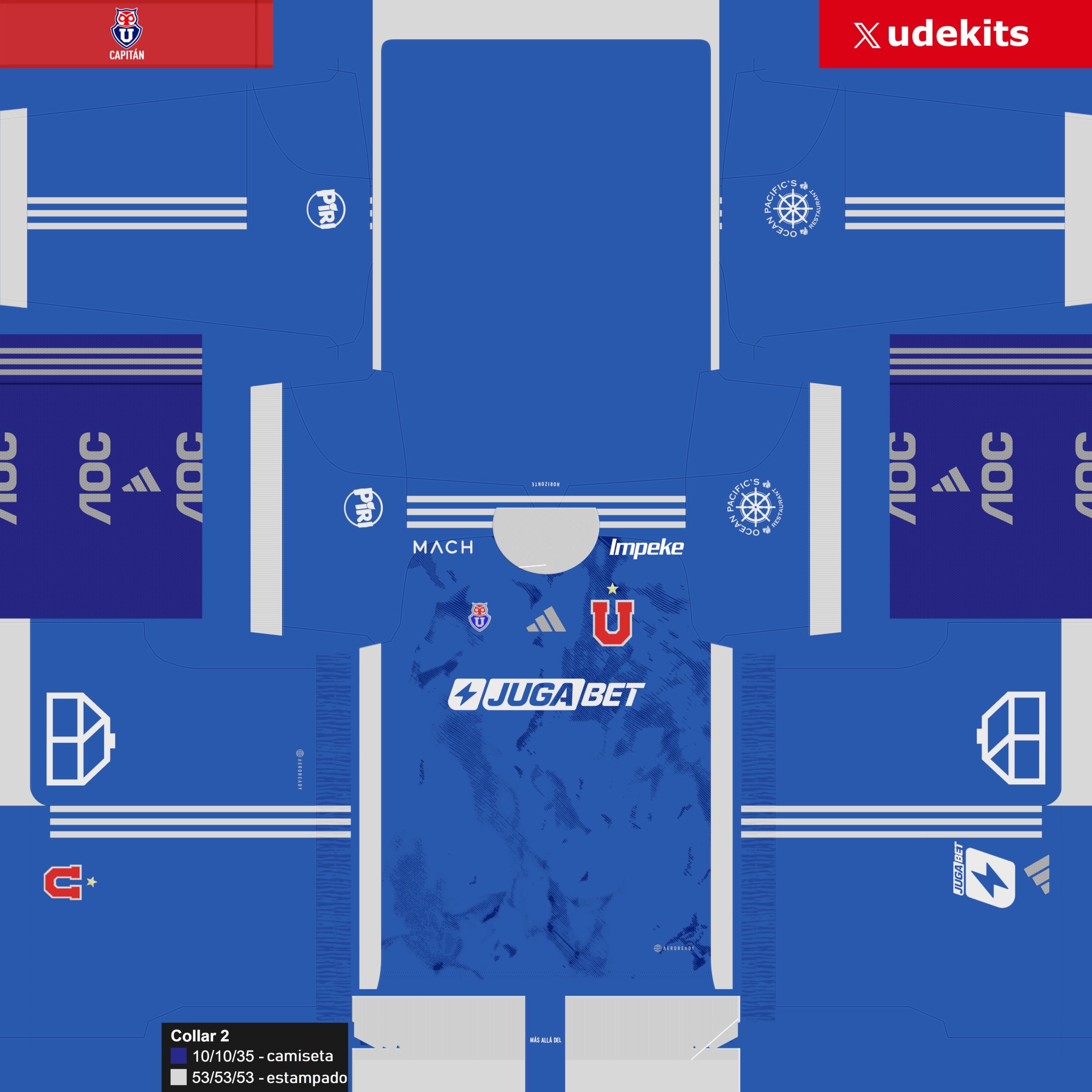 Equipacion u de chile dream league soccer 2019 sale