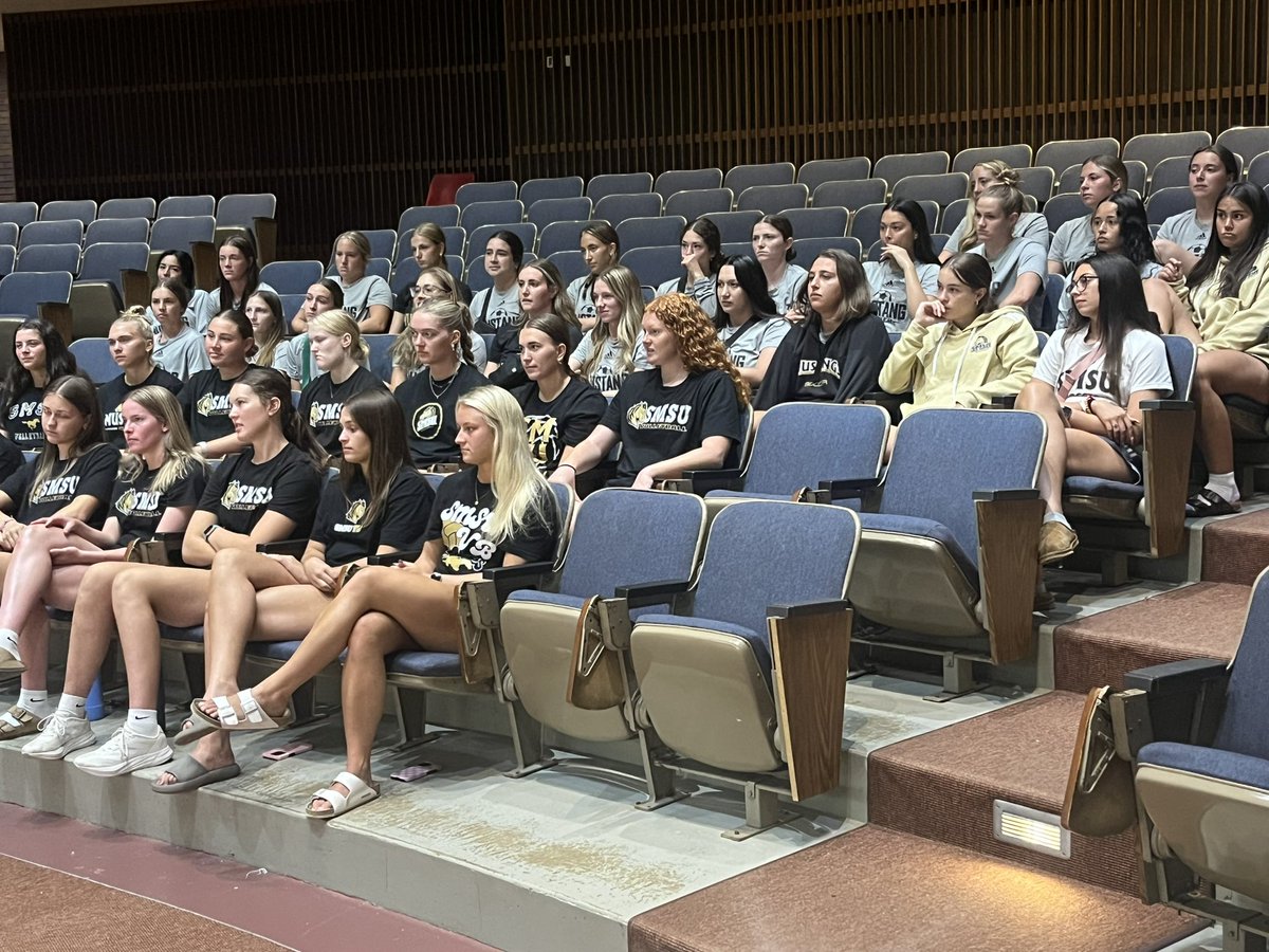 SMSU Athletics (@smsumustangs) on Twitter photo Another exciting day on campus! <a href="/SMSUSoccer/">SMSU Soccer</a> and <a href="/SMSUVolleyball/">SMSU Volleyball</a> on campus today with various compliance meetings, etc. First day of practice on Monday. #LetsRide Another exciting day on campus! <a href="/SMSUSoccer/">SMSU Soccer</a> and <a href="/SMSUVolleyball/">SMSU Volleyball</a> on campus today with various compliance meetings, etc. First day of practice on Monday. #LetsRide