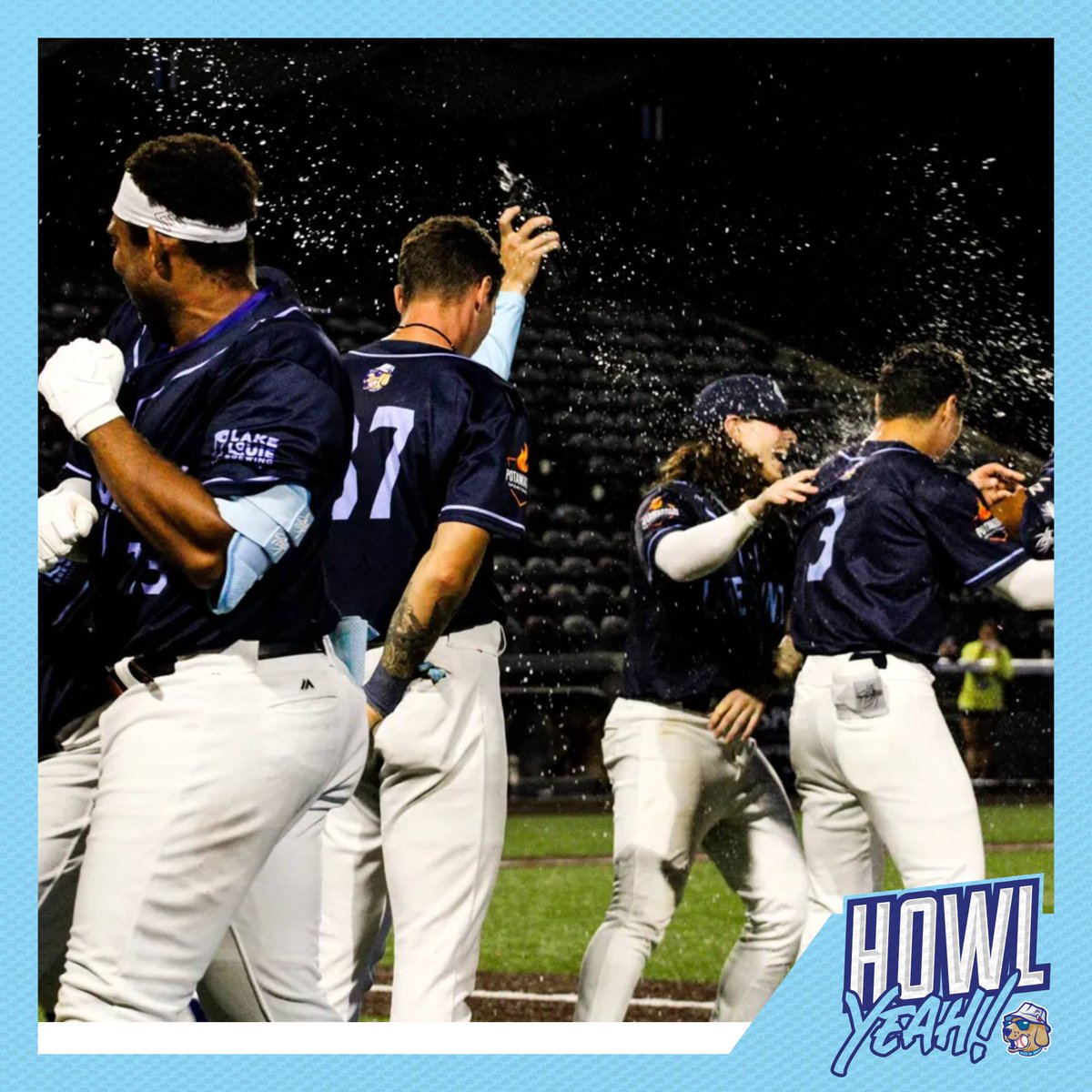 DockHounds's tweet photo. FIRST EVER DOCKHOUNDS ROAD SERIES SWEEP🧹🧹🧹

DockHounds are now .500 with a record of 43-43 !!

Final:
🐶3 - 1🐾

#BarkLoud #HowlYeah https://t.co/EAlBJw5yAE