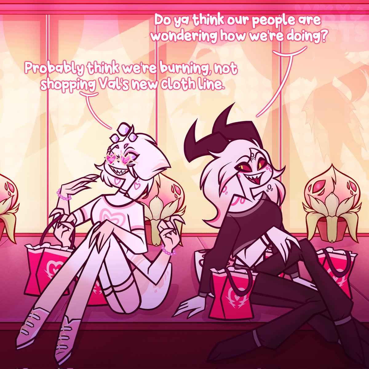 Pollux and Castor out on the town!

A lovely commission done by @Wkyarts51243 showing the boys out and about... When they ain't hustlin'