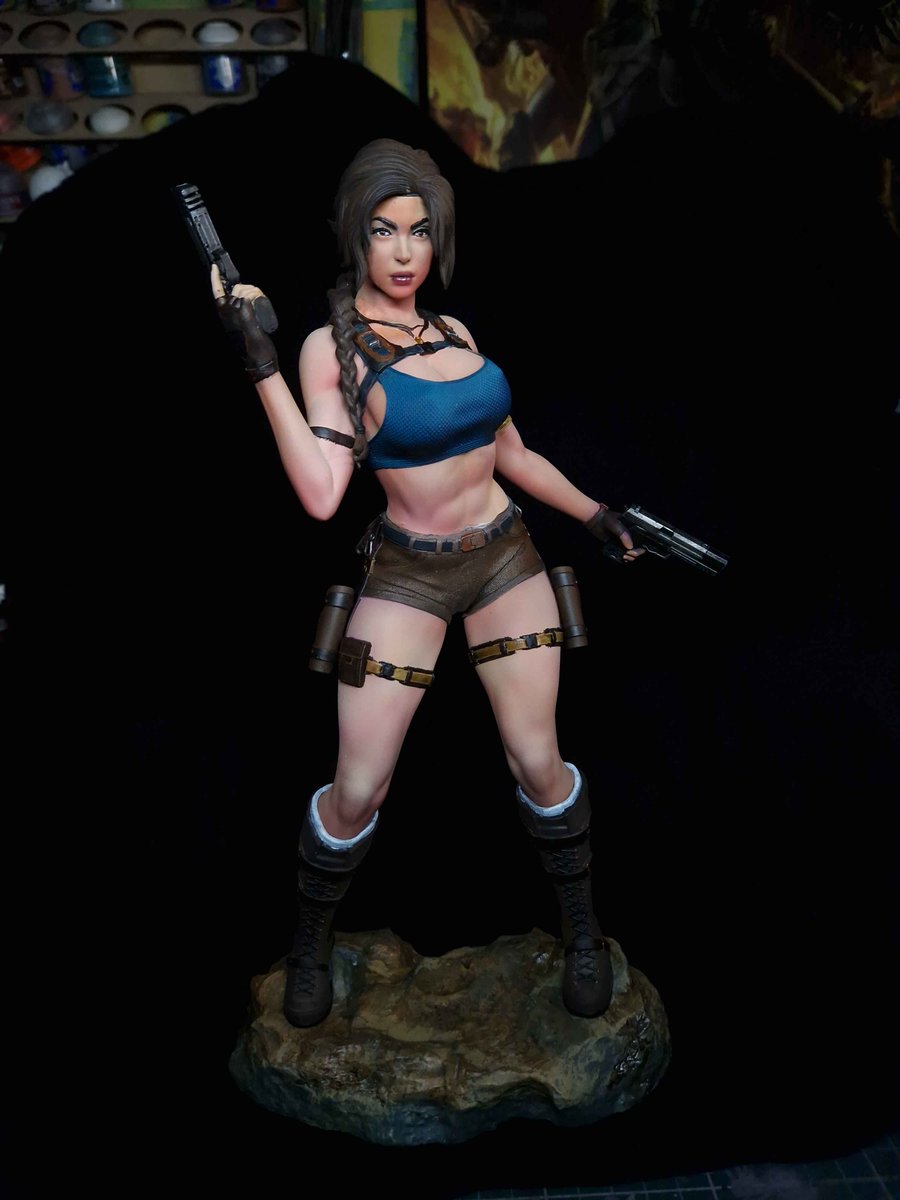 Reey_Print's tweet photo. New paintjob done by me ! It's been a while :)

Lara croft from Abe3d 
Printed with my saturn 2 from Elegoo https://t.co/z21TkUIIOP