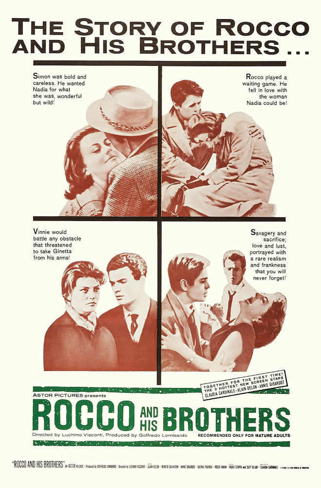 FrankMalfitano's tweet photo. ANOTHER FINAL? LIST OF 100 FILMS I LOVE (IN NO ORDER) 43: With the passing of #French ⭐️ #AlainDelon here’s #Italian #filmmaker #LuchinoVisconti 1960 #neorealist epic of poor family coming to #Milan with superb performances led by by #AnnieGiradot as prostitute #ClaudiaCardinale https://t.co/dn1BEo11Xy