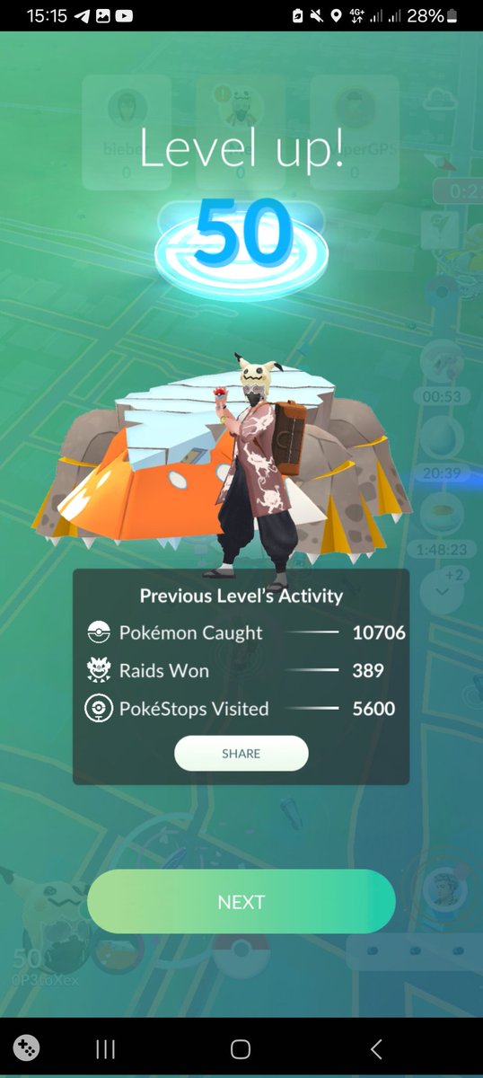 PetoxClassic's tweet photo. Lets go after a long. Grind #Pokemongo #Pokemonlevel50 https://t.co/5JQLBcMbNs