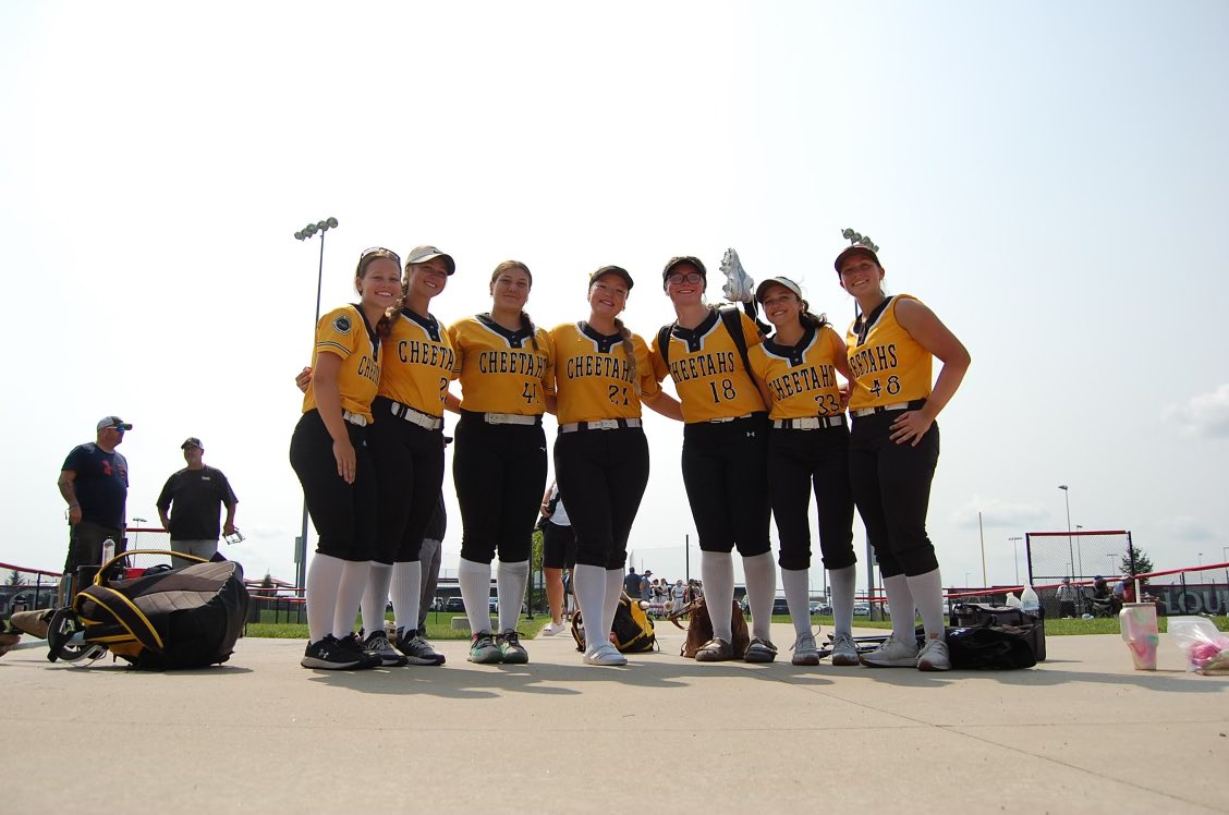 Almost forgot final travel game stats! Hit .400 in Indy, .444 at Stars &amp; Stripes, &amp; .500 at PGF Peoria! Good luck to all the 24’s in college and all the 25’s in your senior year!! 🥎🥎