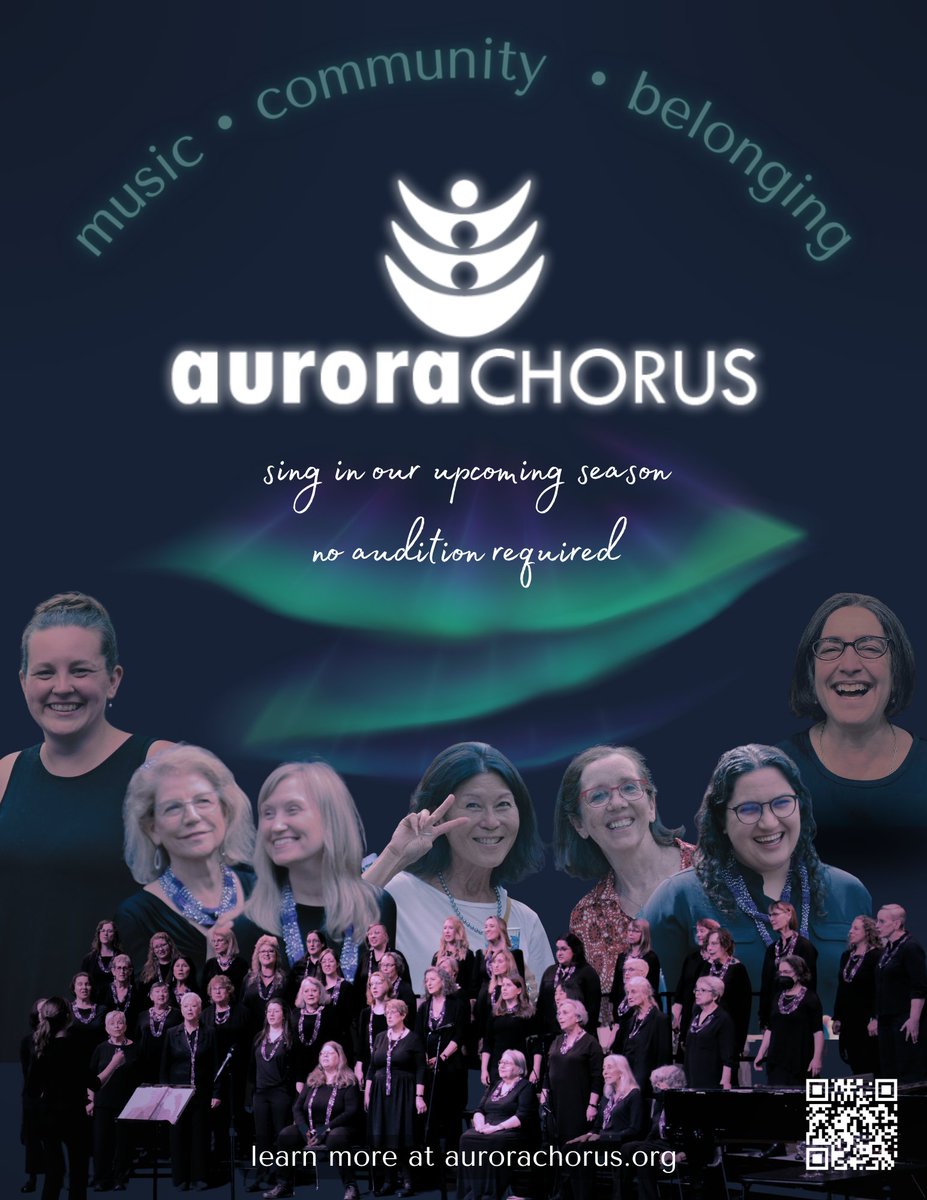 Aurora is accepting new singers for our 2024-2025 season! Join us!