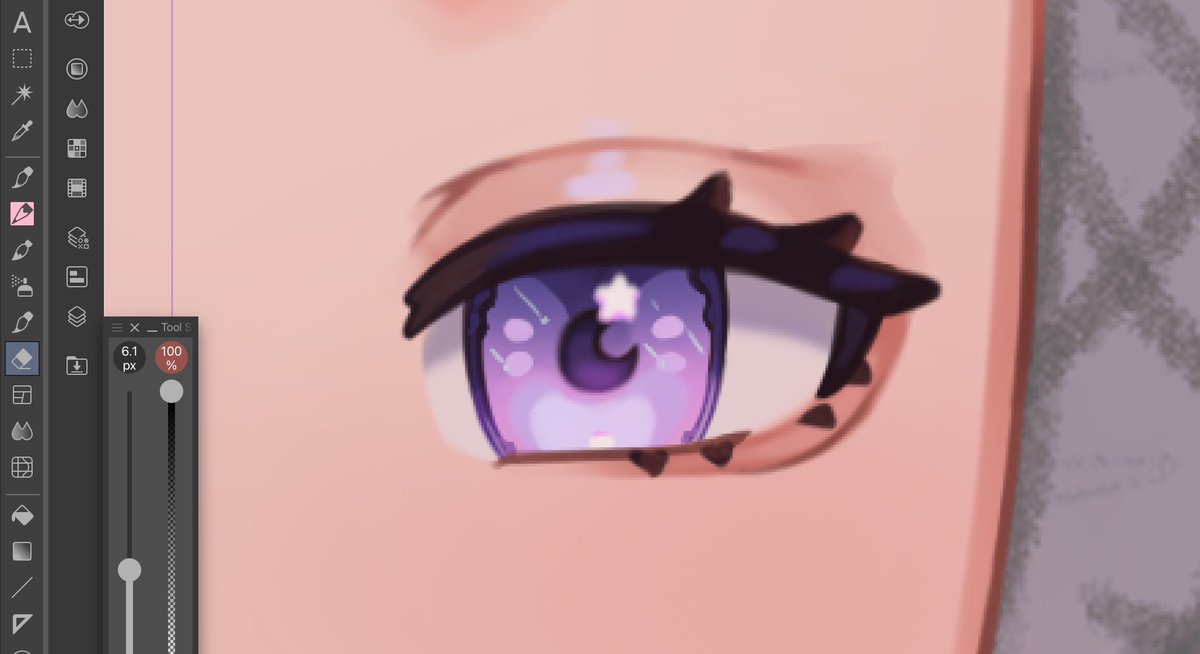#Vtuber eye wip looking very mindful, very demure 🙂‍↕️💫💅

#VTubers #Live2D