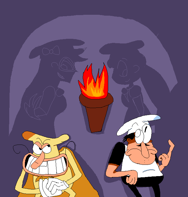 Felix13492751's tweet photo. this would have happened if pizza tower and peppina and the magical tower of pizza They would have had their own series and at the same time this would be an "official" crossover #pizzatower #pizzatowerart #pizzatowerfanart #peppino #peppina #peppinaramen #thenoise #thenoisechan https://t.co/aQfssK1d1B