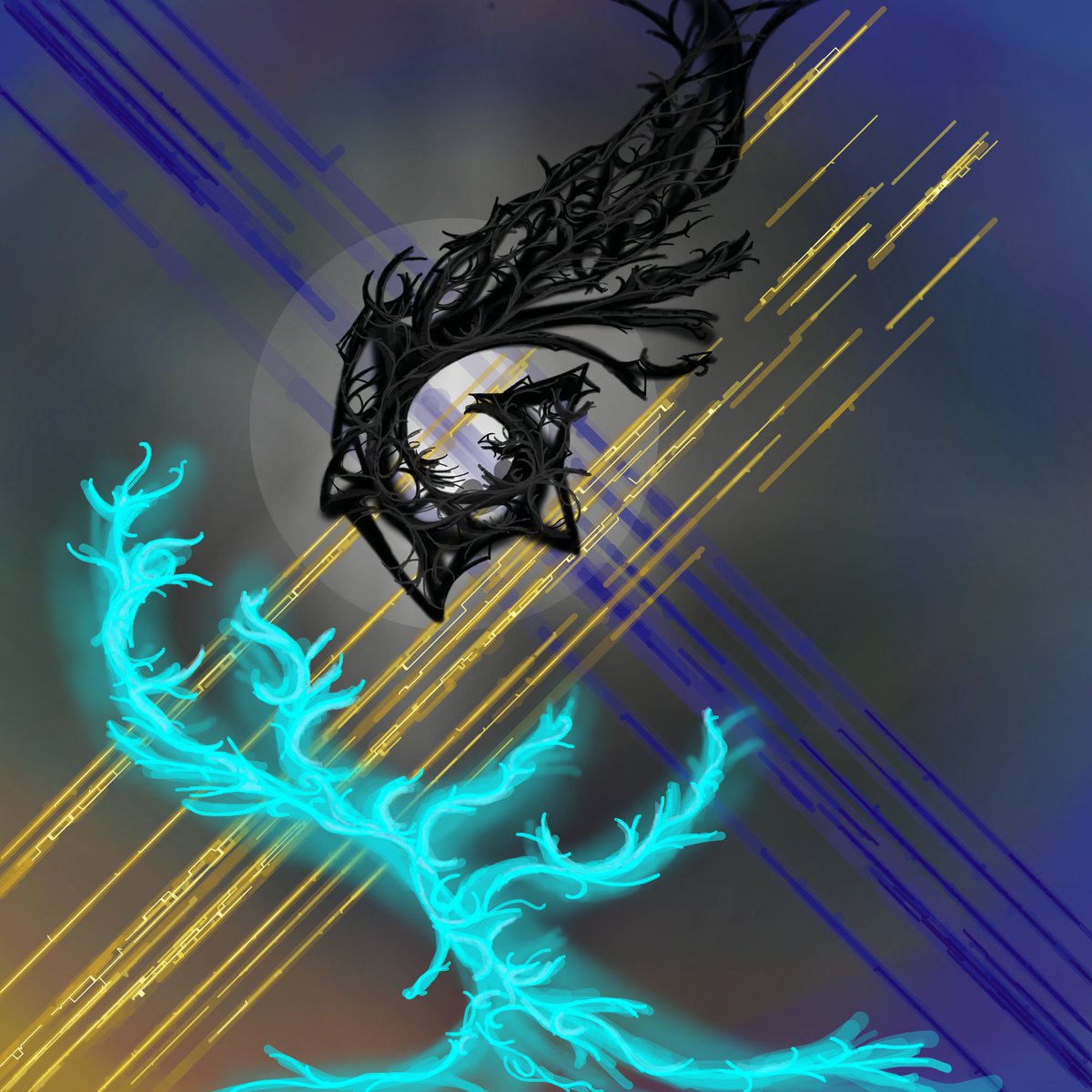 CybElwetritsche's tweet photo. tried to train to draw backgrounds, had some ideas and liked how it turned out :D https://t.co/G1QYhwqya2