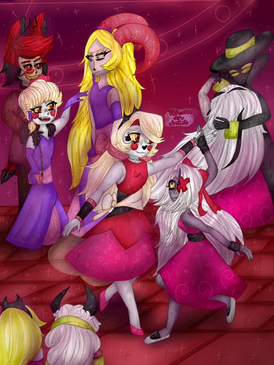 PopcornAnArtist's tweet photo. It took me a 'few' days, but it was worth it.π
#digitalart #digitalartfanart #hhfanart #HazbinHotelFanart #hhAlastor #hhcharlie #hhvaggie #hhlucifer #hhlilith #zestialmorde #carmillacarmine #odettecarmine #claracarmine #CharlieMorningstar #vaggie #chaggie #radioapple #zestmilla https://t.co/GrjlU7Bb9s