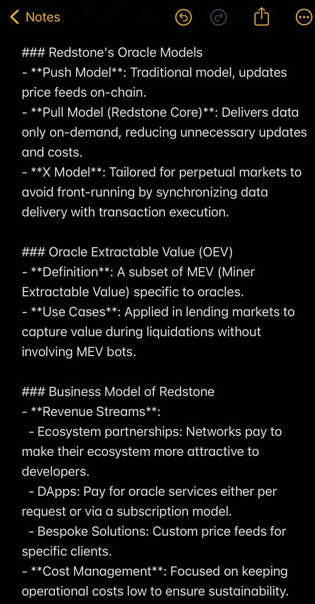 0xDefiIntern's tweet photo. Will be doing notes on crypto pods—please drop some pods you want covered in the replies. 

Here’s the scoop from the latest Defi Revelations podcast with Redstone’s cofounder 👇

(hint: token mentioned) https://t.co/OudYwoukUF