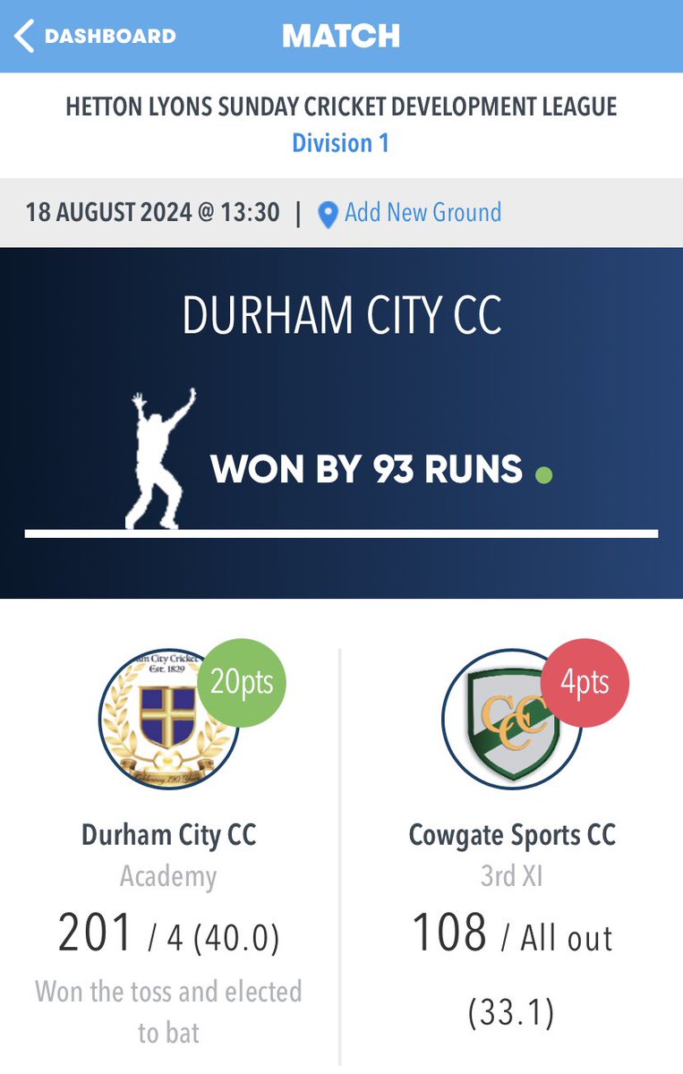 Durham City CC tweet media