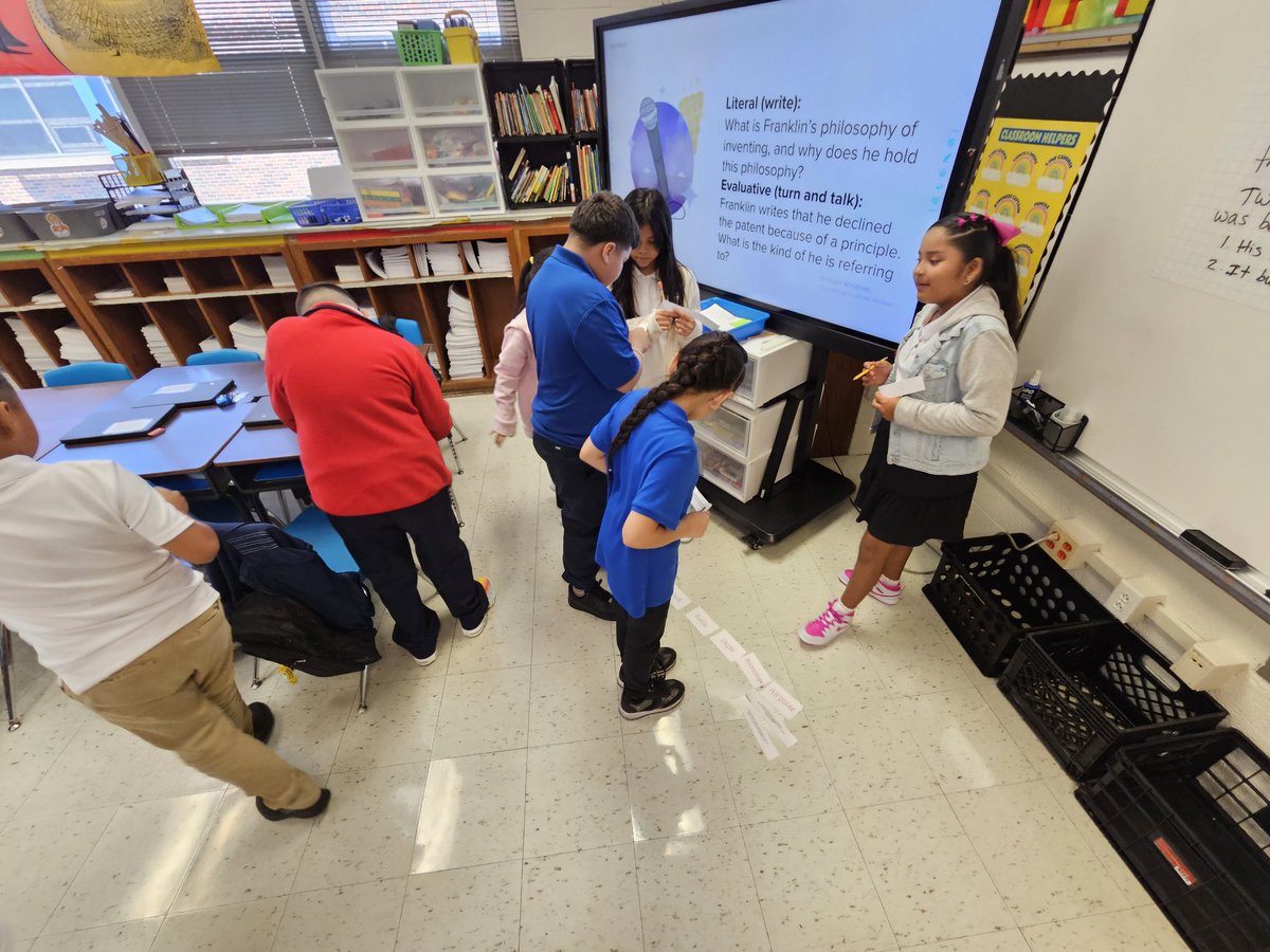 j_jhusband's tweet photo. There was not a better way to close out our first week than with ED Hernandez joining our amazing families during our Coffee with the Principal and our 4th graders collaborating on their inventions project! Ready for week 2! https://t.co/qHiFMJFJjf