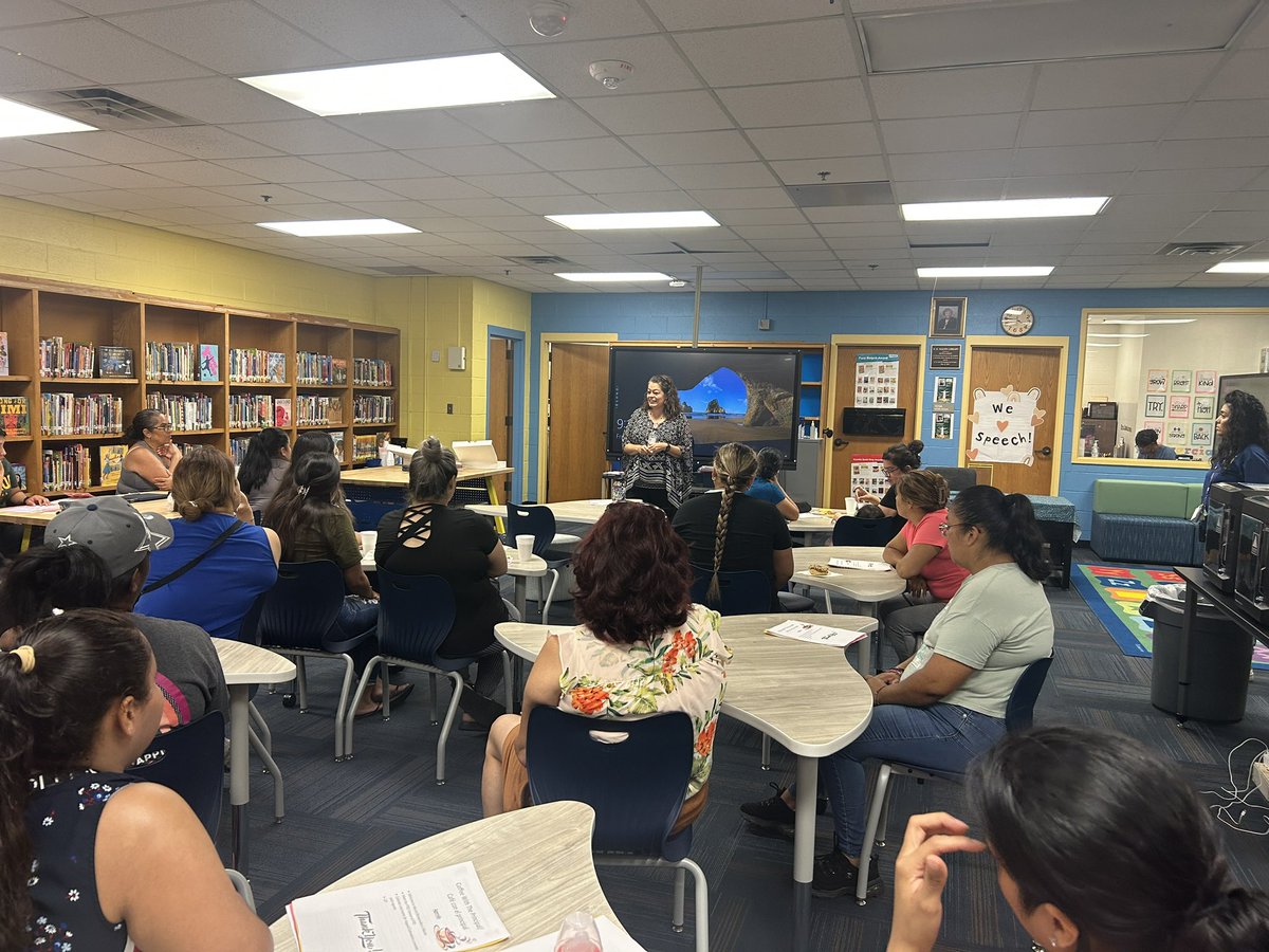 j_jhusband's tweet photo. There was not a better way to close out our first week than with ED Hernandez joining our amazing families during our Coffee with the Principal and our 4th graders collaborating on their inventions project! Ready for week 2! https://t.co/qHiFMJFJjf