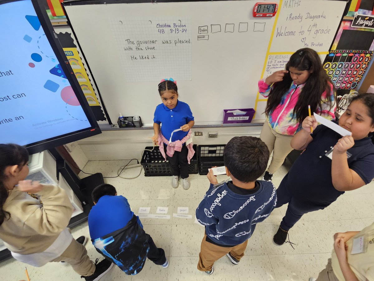 j_jhusband's tweet photo. There was not a better way to close out our first week than with ED Hernandez joining our amazing families during our Coffee with the Principal and our 4th graders collaborating on their inventions project! Ready for week 2! https://t.co/qHiFMJFJjf