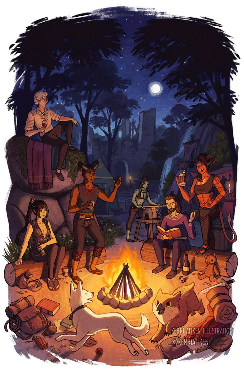 Camp life 🔥 

#bg3 #baldursgate3 <a href="/larianstudios/">Larian Studios</a>