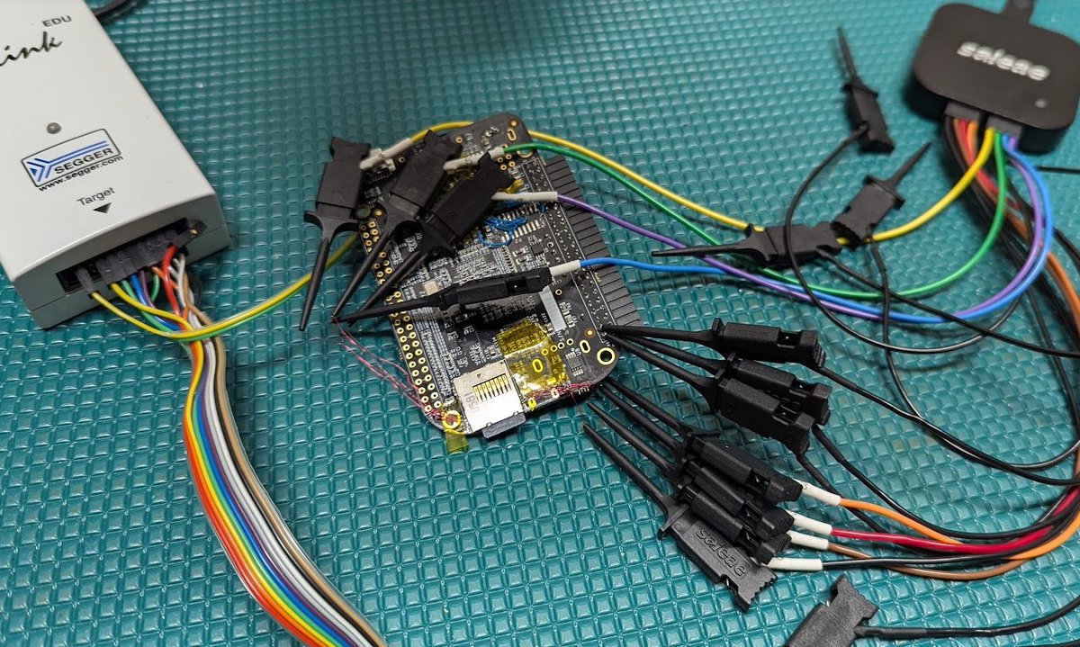 analog_sam's tweet photo. Finally published my writeup of my reverse engineering the TI AM335x boot ROM. (At least, as far as it served to help me get the boards to boot.) This is the processor at the core of the Beaglebone Black board.

https://t.co/LOOaPHAF5a https://t.co/qXnytqHQsV