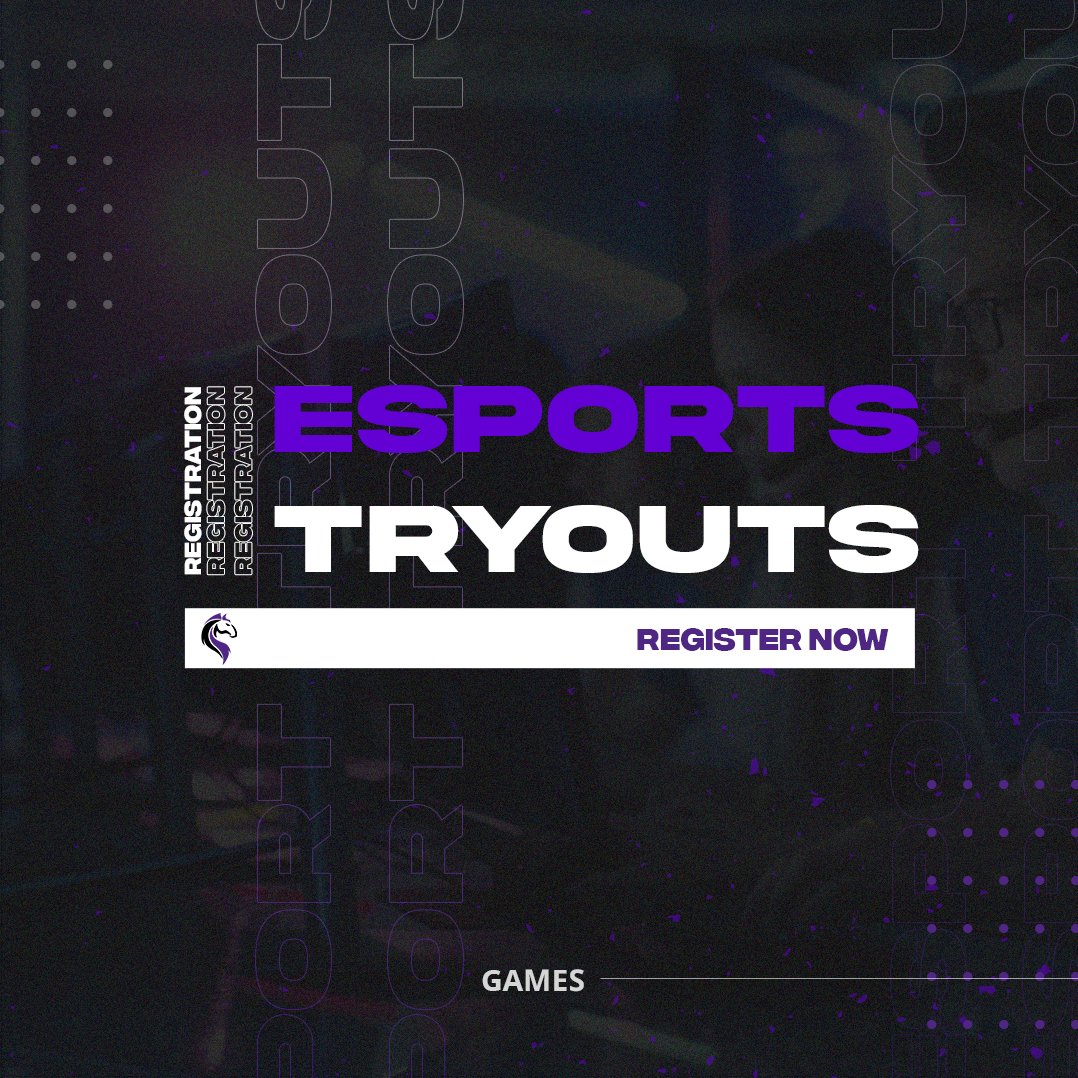 WesternEGA's tweet photo. WEGA is holding tryouts for our collegiate teams for the following games:

Valorant 
League of Legends 
CSGO
Apex Legends 
Rocket League
Smash
Overwatch
Rainbow 6
Mario Kart

Stay updated by joining us on https://t.co/GAybb2QBe5! 🎮💜 https://t.co/zOYRRUe6nm