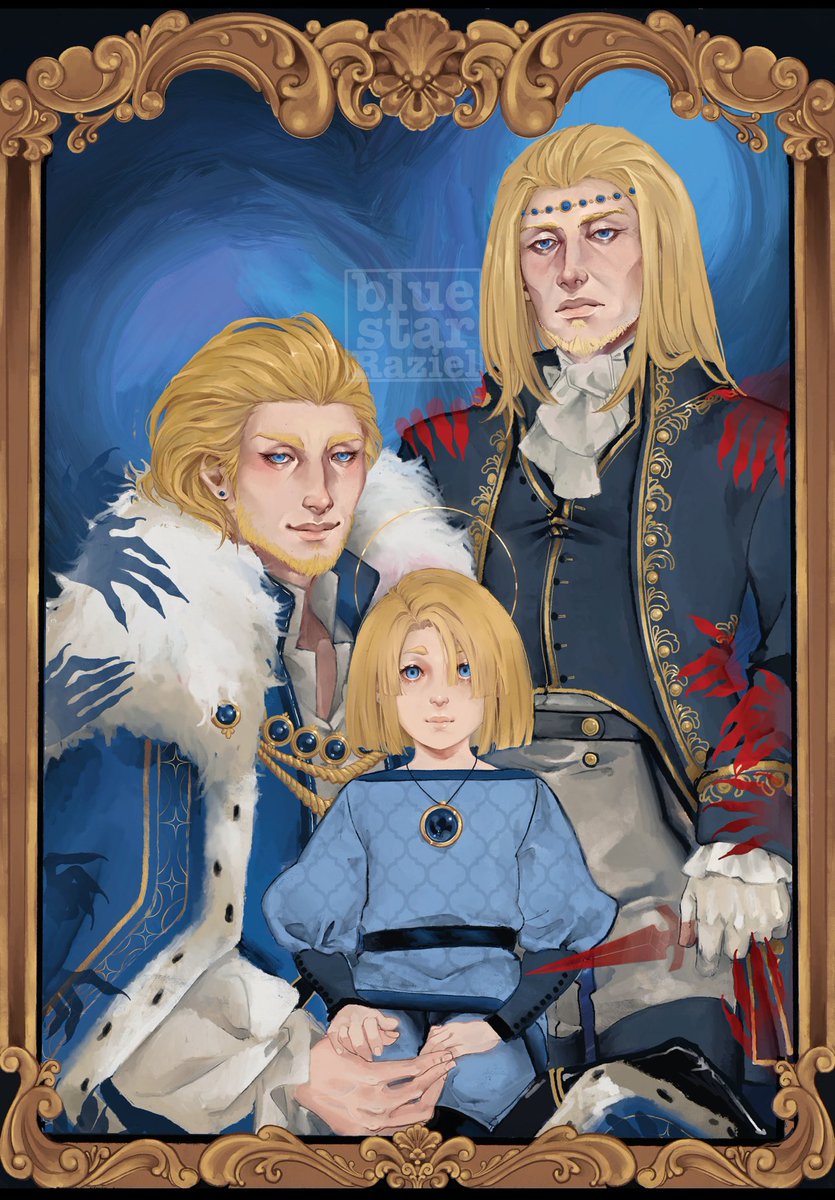 I forgot to post my piece for <a href="/guidingstarsfz/">Guiding Stars: A Blue Lions Fanzine | Donated!!</a> zine, so here it is- fashionably late