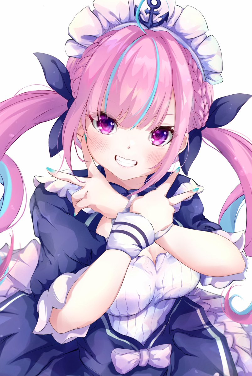 knR_neR's tweet photo. ⚓️『しゃきーーん🦀✨️』

✌🏻( ^)o(^ )✌🏻

～ここまで描いた～

#あくあーと https://t.co/Wgi0YZbK02